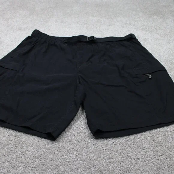 The North Face Class V Belted Shorts Mens 2XL XXL Black Nylon Stretch 9" inseam - Picture 2 of 12